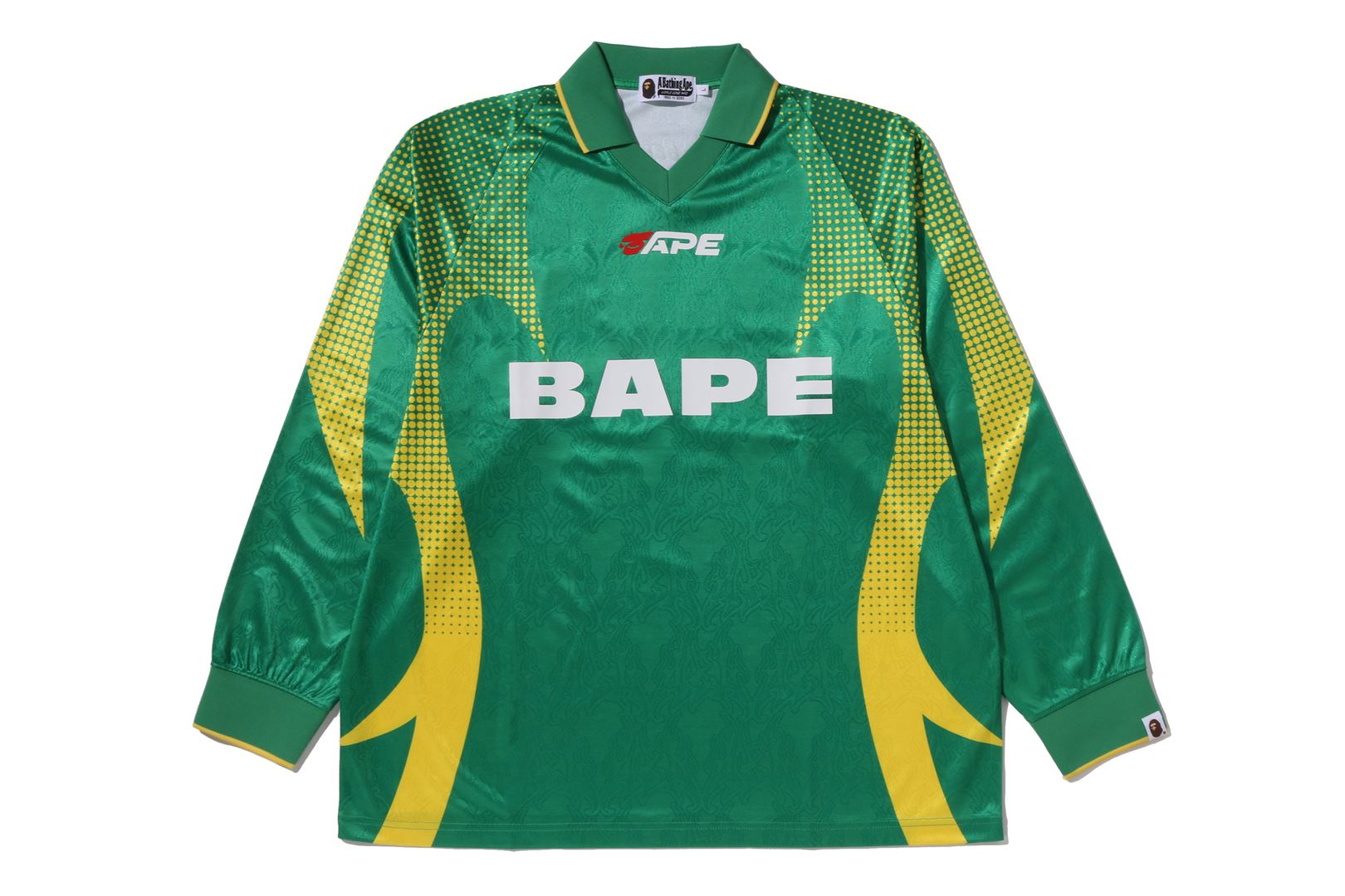 A BATHING APE® Ape Flame Monogram Jacquard Logo Relaxed Fit