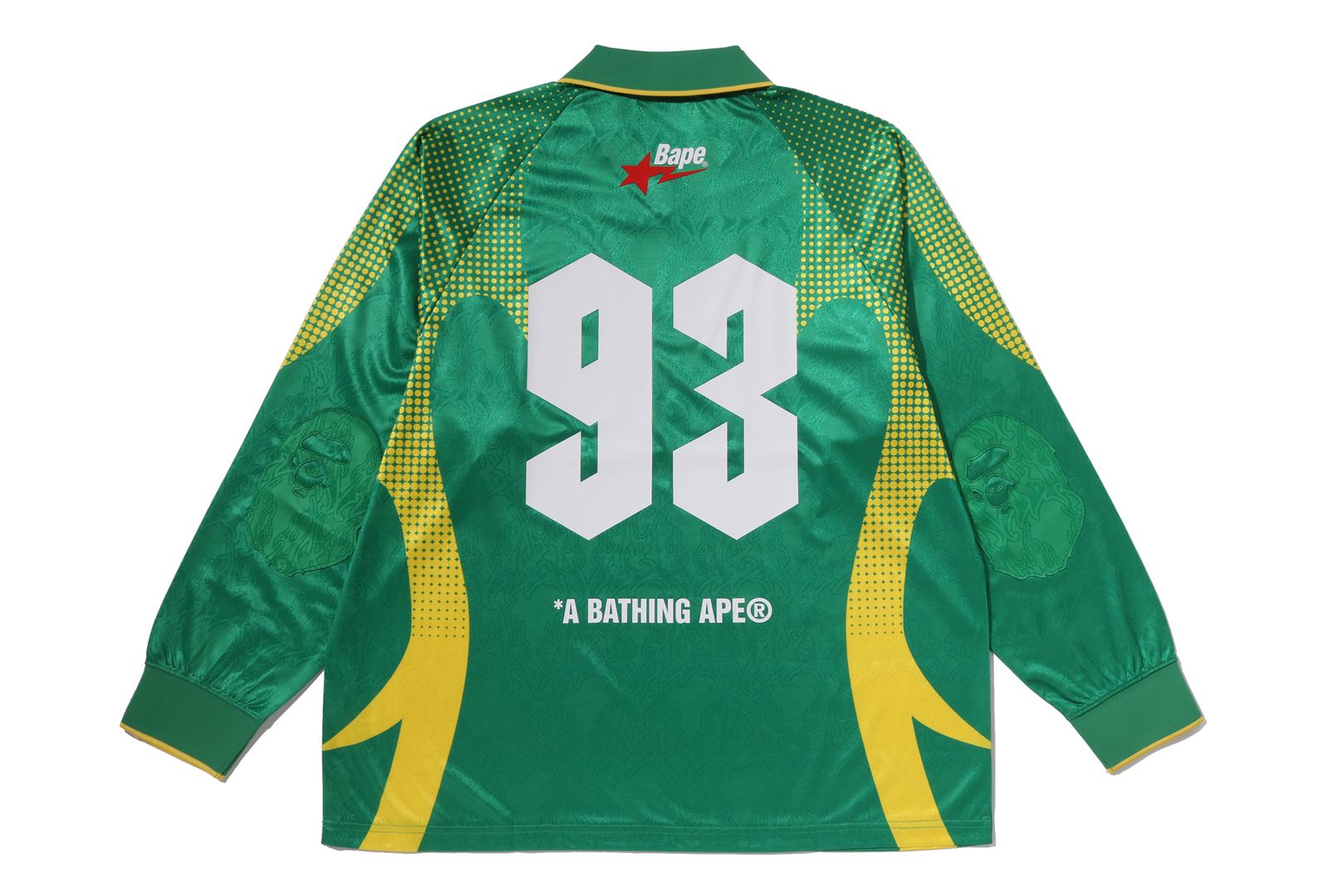 A BATHING APE® Ape Flame Monogram Jacquard Logo Relaxed Fit