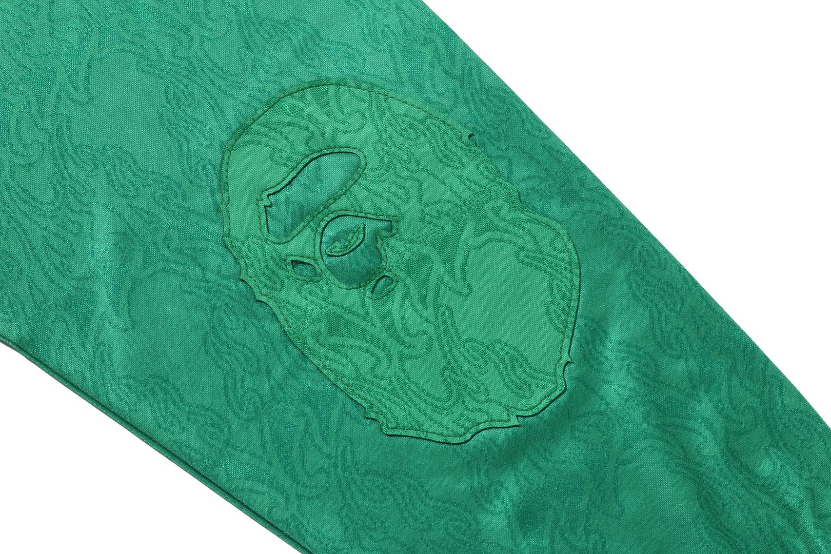 A BATHING APE® Ape Flame Monogram Jacquard Logo Relaxed Fit