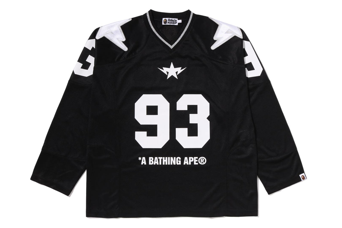 LINE CAMO MULTI LOGO CROPPED FIT FOOTBALL JERSEY