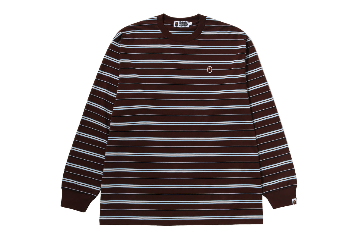 ONE POINT STRIPE RELAXED FIT LS TEE