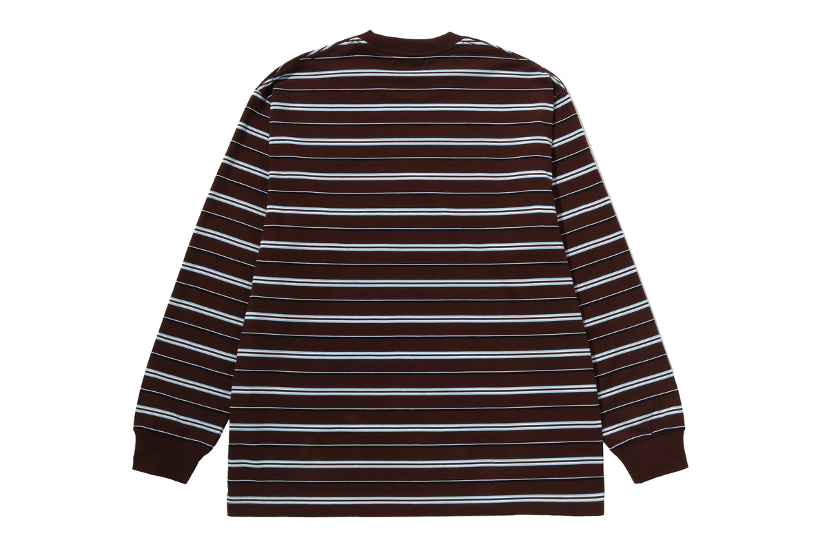ONE POINT STRIPE RELAXED FIT LS TEE