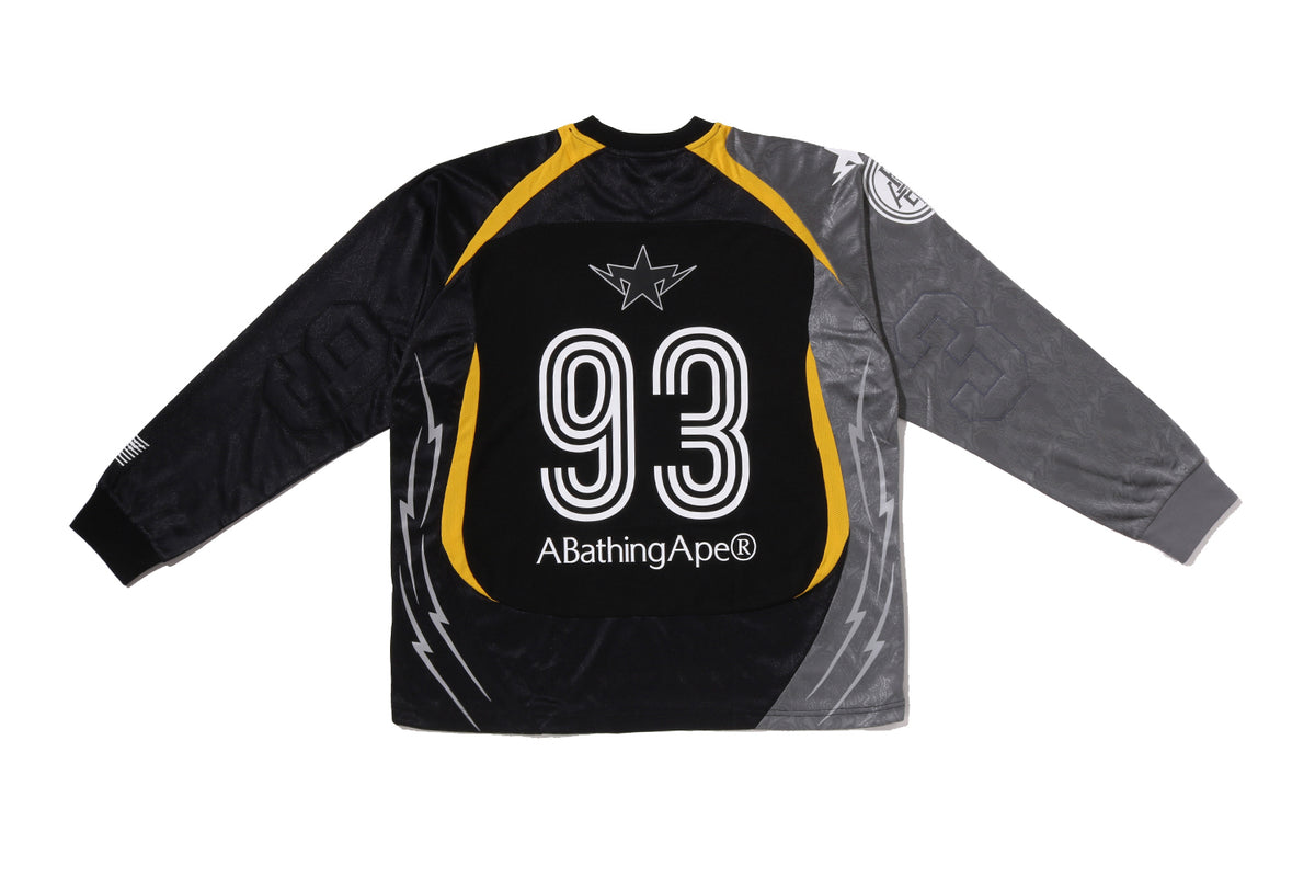 MULTI LOGO RELAXED FIT FOOTBALL LS JERSEY