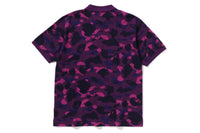 COLOR CAMO LARGE APE HEAD RELAXED FIT POLO SHIRT