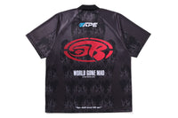 FLAME PATTERN OVERALL PRINT TEE