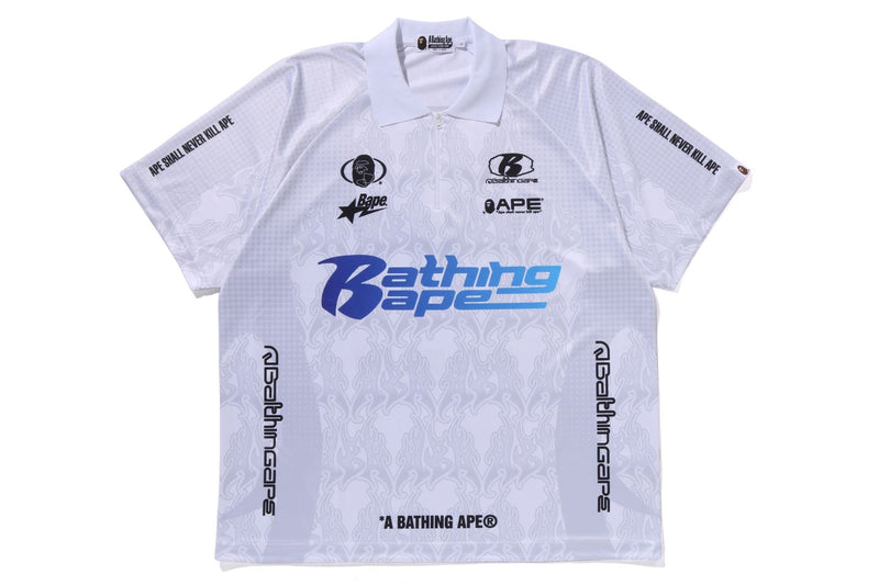 FLAME PATTERN OVERALL PRINT TEE