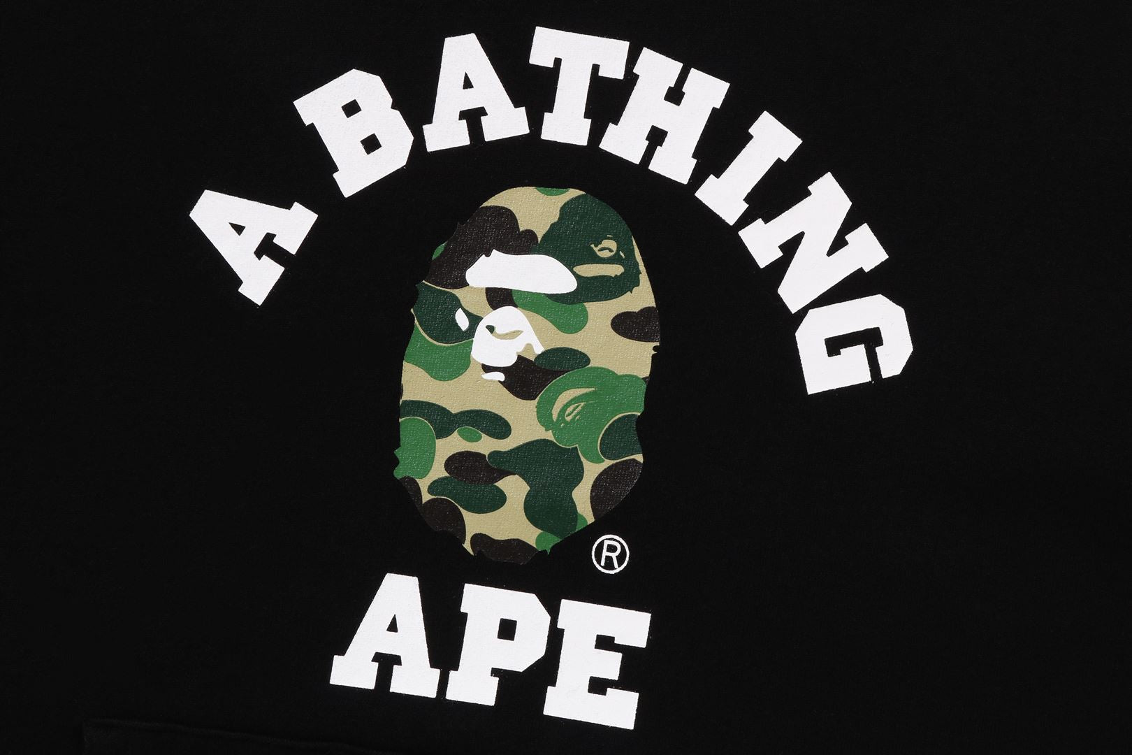 A BATHING APE® Abc Camo College Organic Cotton Pullover Hoodie