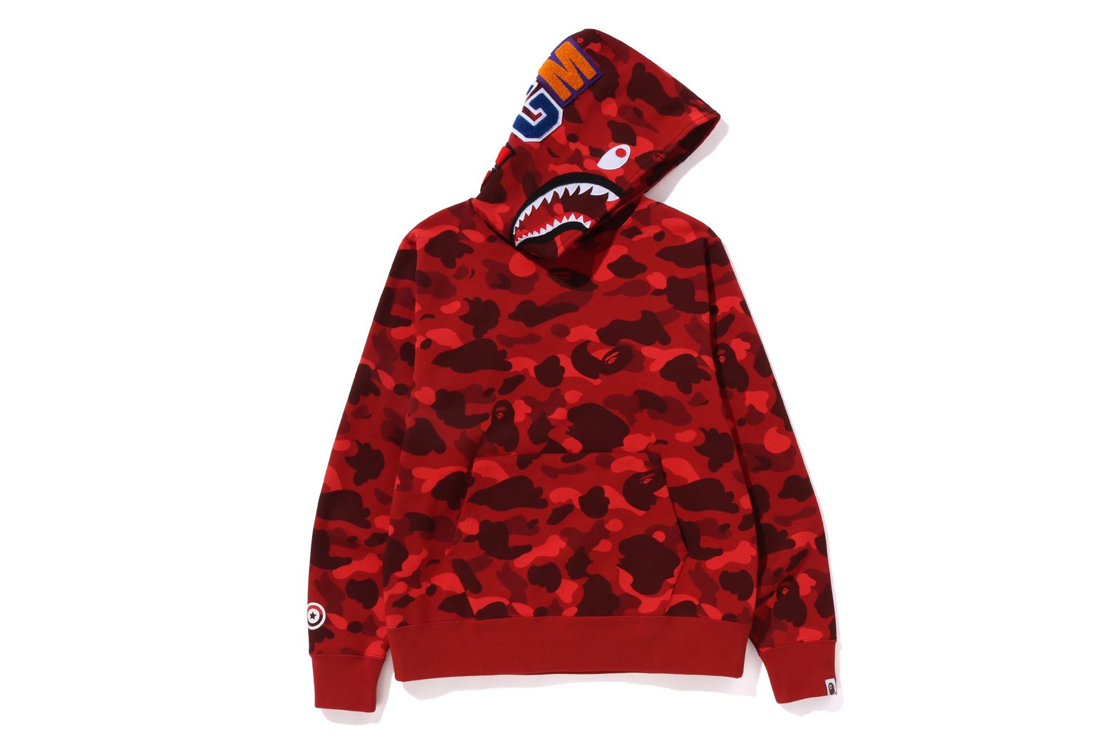 COLOR CAMO SHARK PULLOVER HOODIE uk.bape