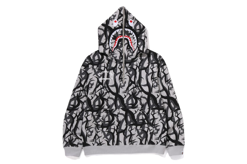 A BATHING APE® BAPE X NBHD Trial Camo Two Face Half Zip Pullover