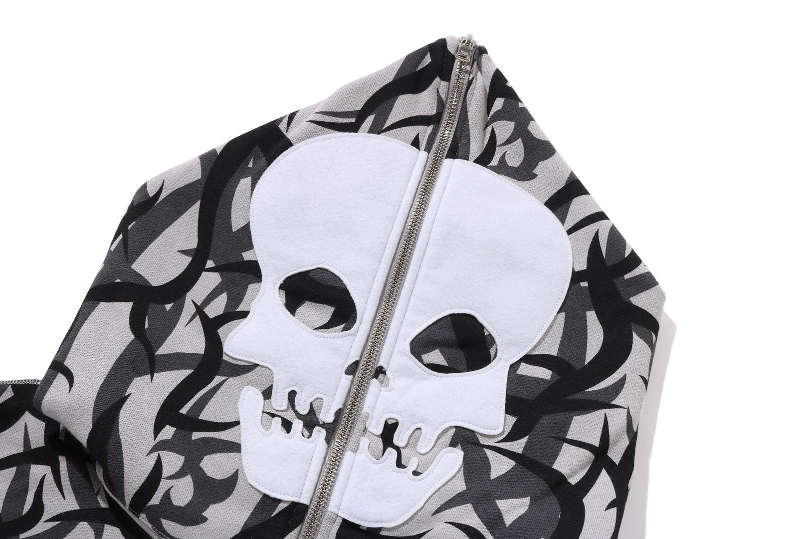 A BATHING APE® BAPE X NBHD - Trial Camo Two Face Half Zip Pullover
