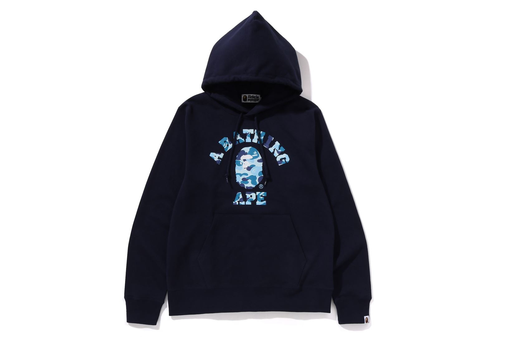 A BATHING APE® Abc Camo College Pullover Hoodie | Bape official