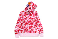 ABC CAMO SHARK HALF ZIP PULLOVER HOODIE