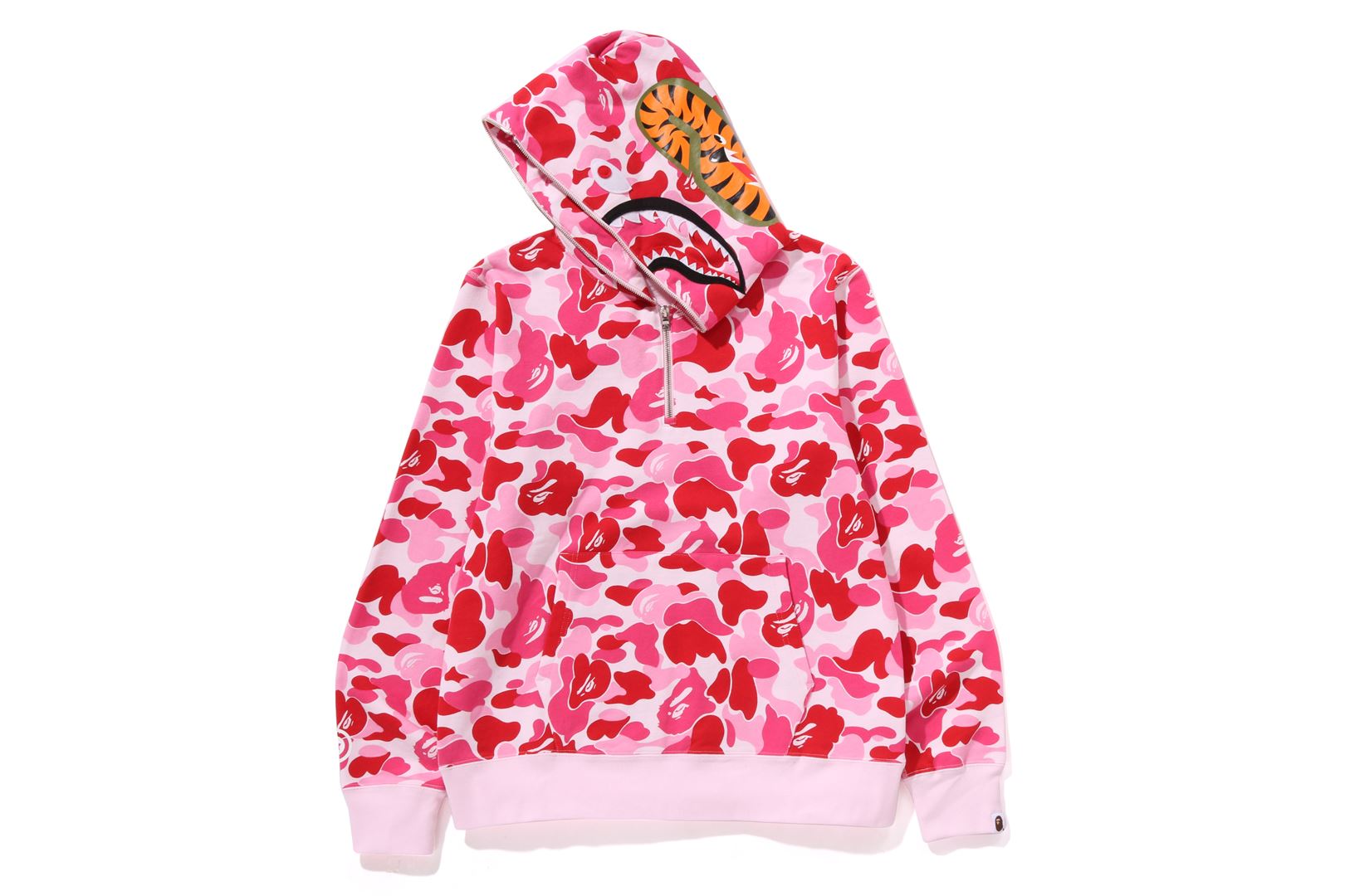 トップス A BATHING APE ABC CAMO PULLOVER HOODIE A BATHING APE® Abc Camo Shark Half Zip Pullover Hoodie | Bape