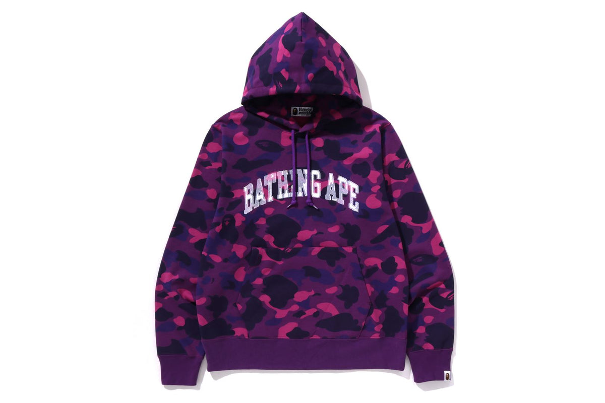 COLOR CAMO PULLOVER HOODIE