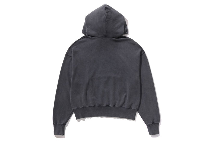 PIGMENT DYED OVERSIZED PULLOVER HOODIE LADIES