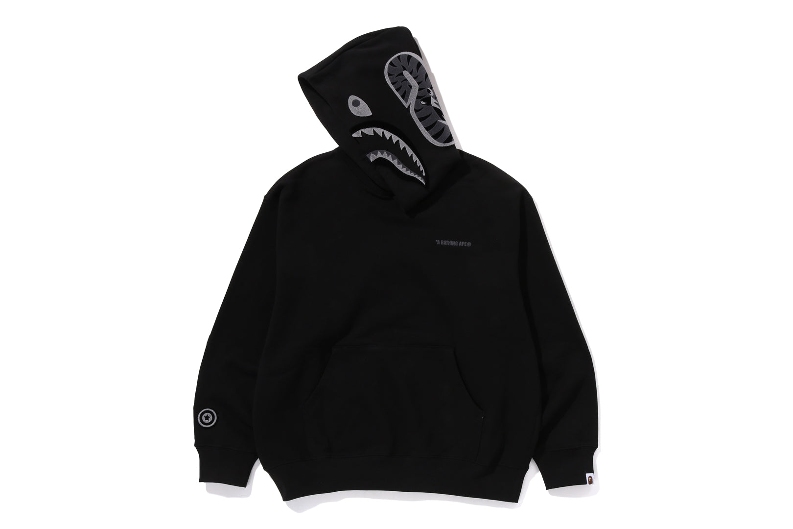 A BATHING APE® Shark Logo Relaxed Fit Pullover | Bape official