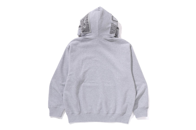 SHARK LOGO RELAXED FIT PULLOVER HOODIE