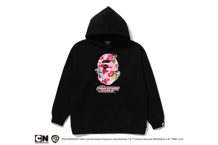 BAPE X THE POWERPUFF GIRLS APE HEAD PULLOVER HOODIE
