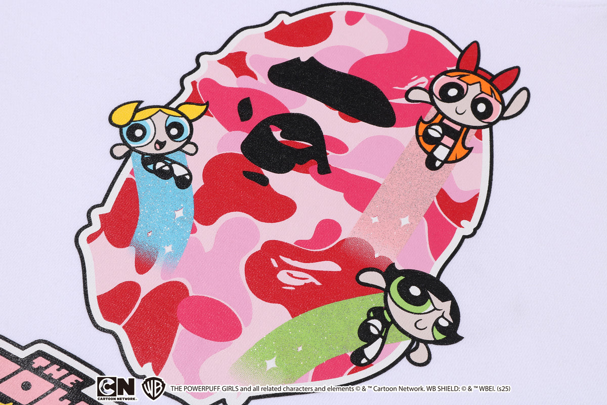 BAPE X THE POWERPUFF GIRLS APE HEAD PULLOVER HOODIE