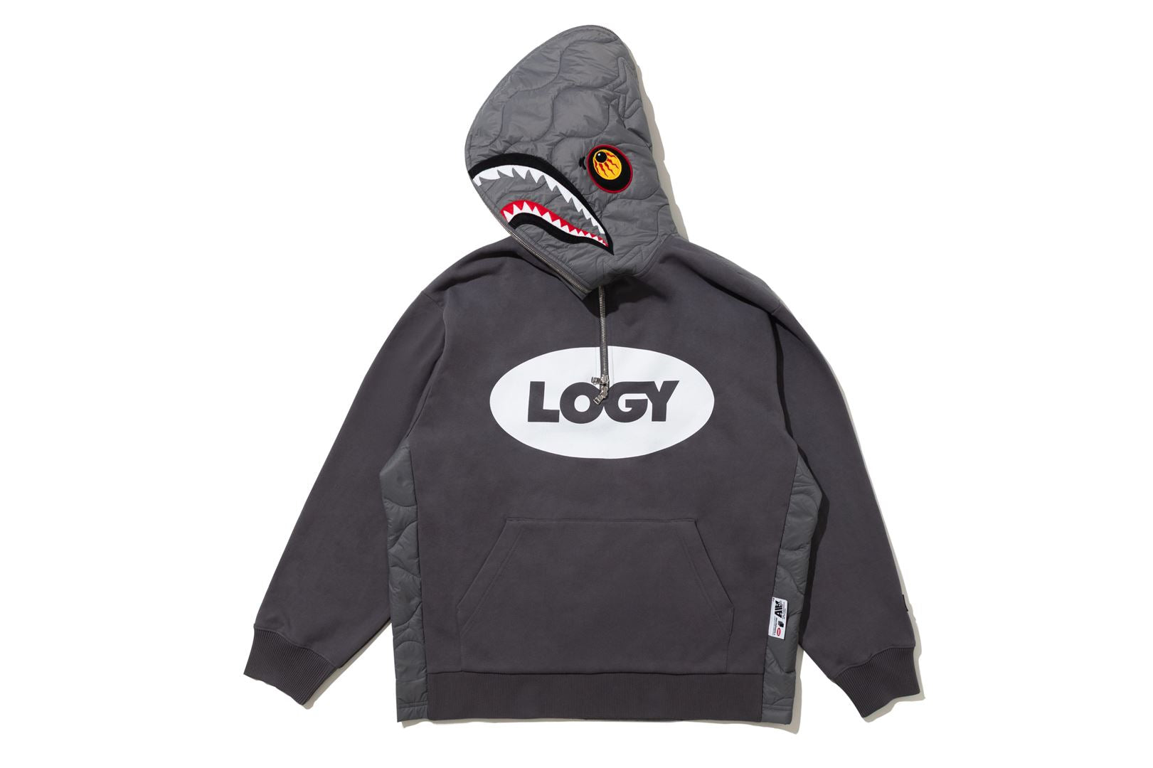A BATHING APE® BAPE By Kazuki Kuraishi Half Zip Shark Relaxed Fit