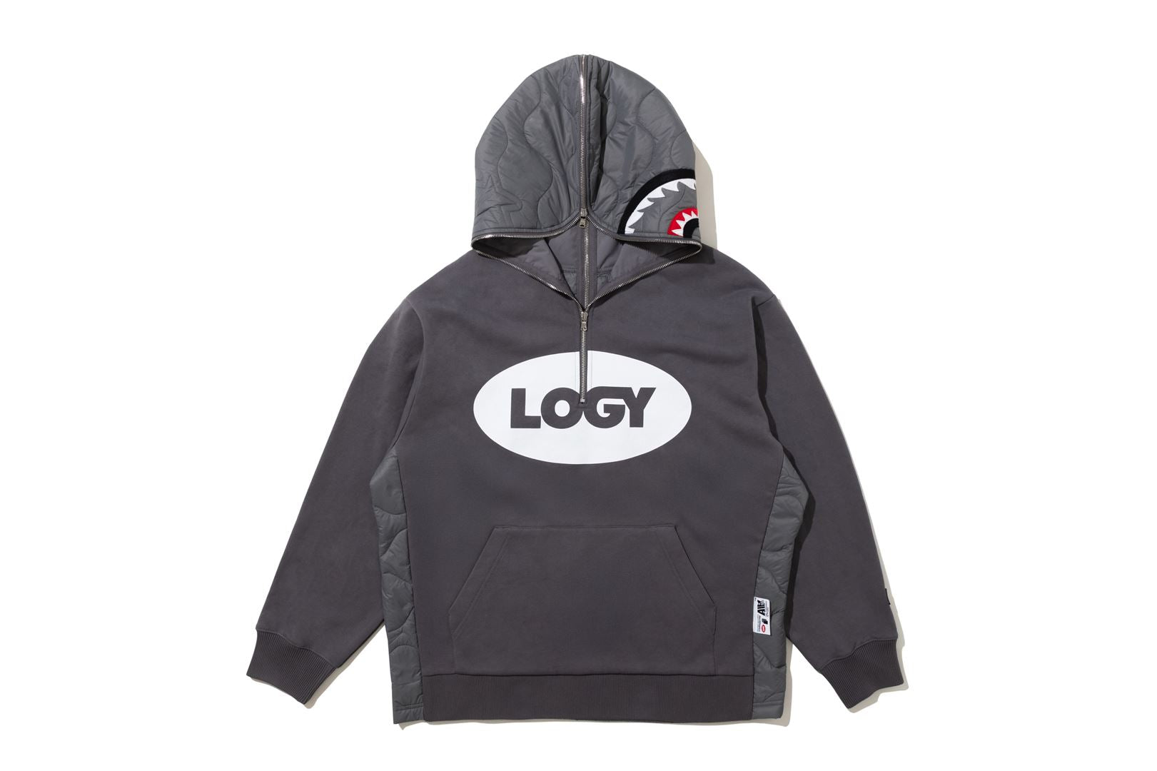 A BATHING APE® BAPE By Kazuki Kuraishi Half Zip Shark Relaxed Fit