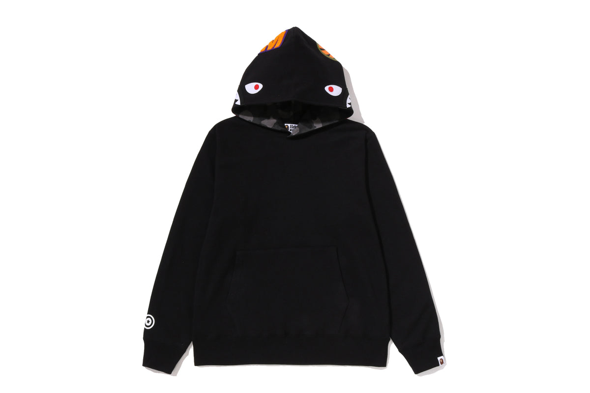 COLOR CAMO SHARK PULLOVER HOODIE
