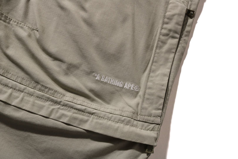 HEAVY WASHED MULTI POCKET RELAXED FIT CARGO PANTS