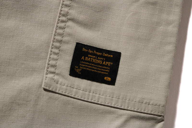 HEAVY WASHED MULTI POCKET RELAXED FIT CARGO PANTS