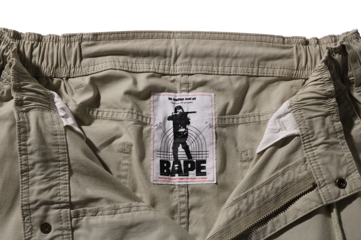 HEAVY WASHED MULTI POCKET RELAXED FIT CARGO PANTS
