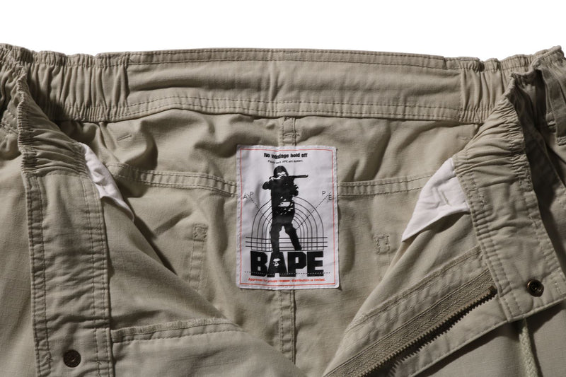 HEAVY WASHED MULTI POCKET RELAXED FIT CARGO PANTS