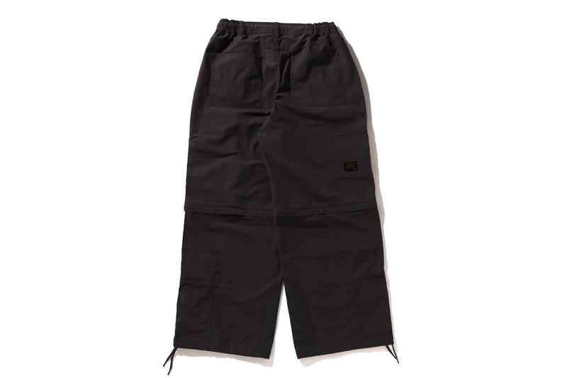 HEAVY WASHED MULTI POCKET RELAXED FIT CARGO PANTS