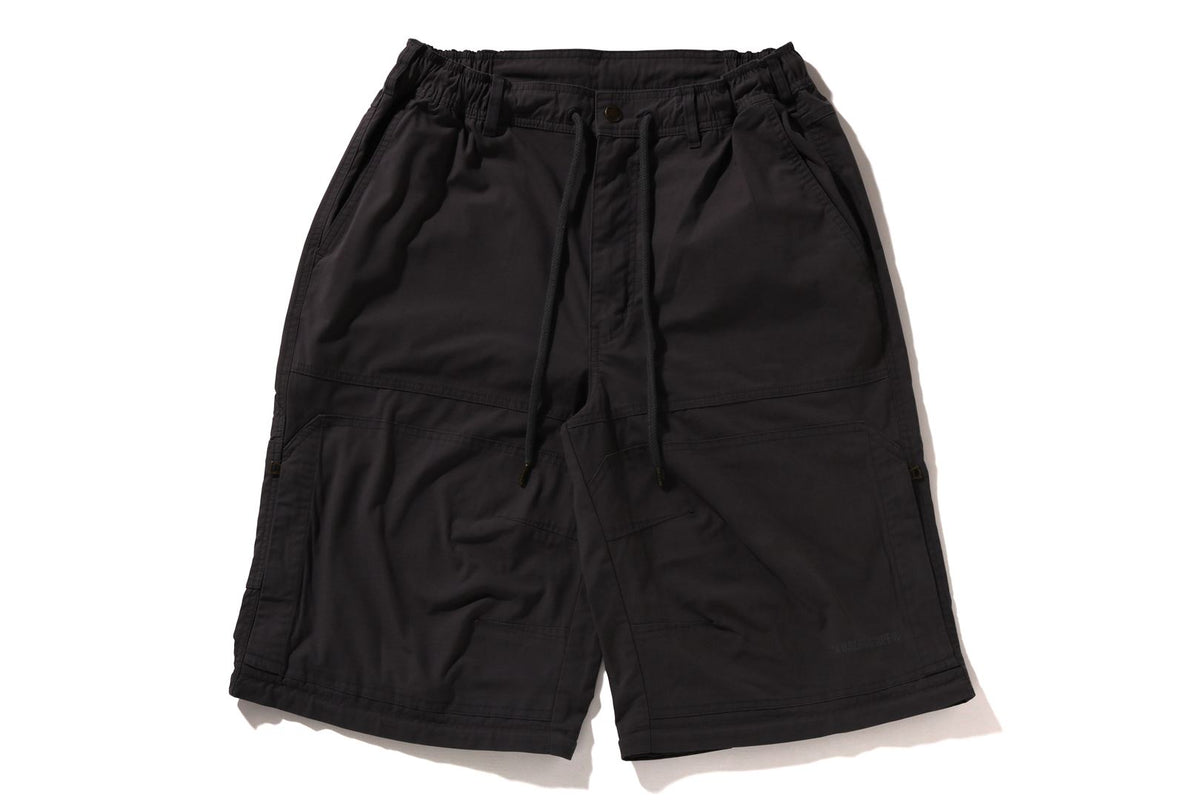 HEAVY WASHED MULTI POCKET RELAXED FIT CARGO PANTS