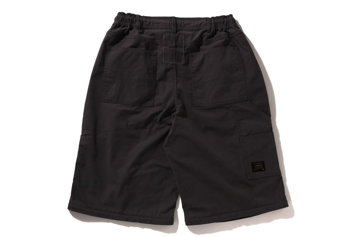 HEAVY WASHED MULTI POCKET RELAXED FIT CARGO PANTS