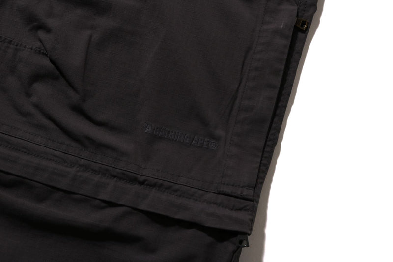 HEAVY WASHED MULTI POCKET RELAXED FIT CARGO PANTS