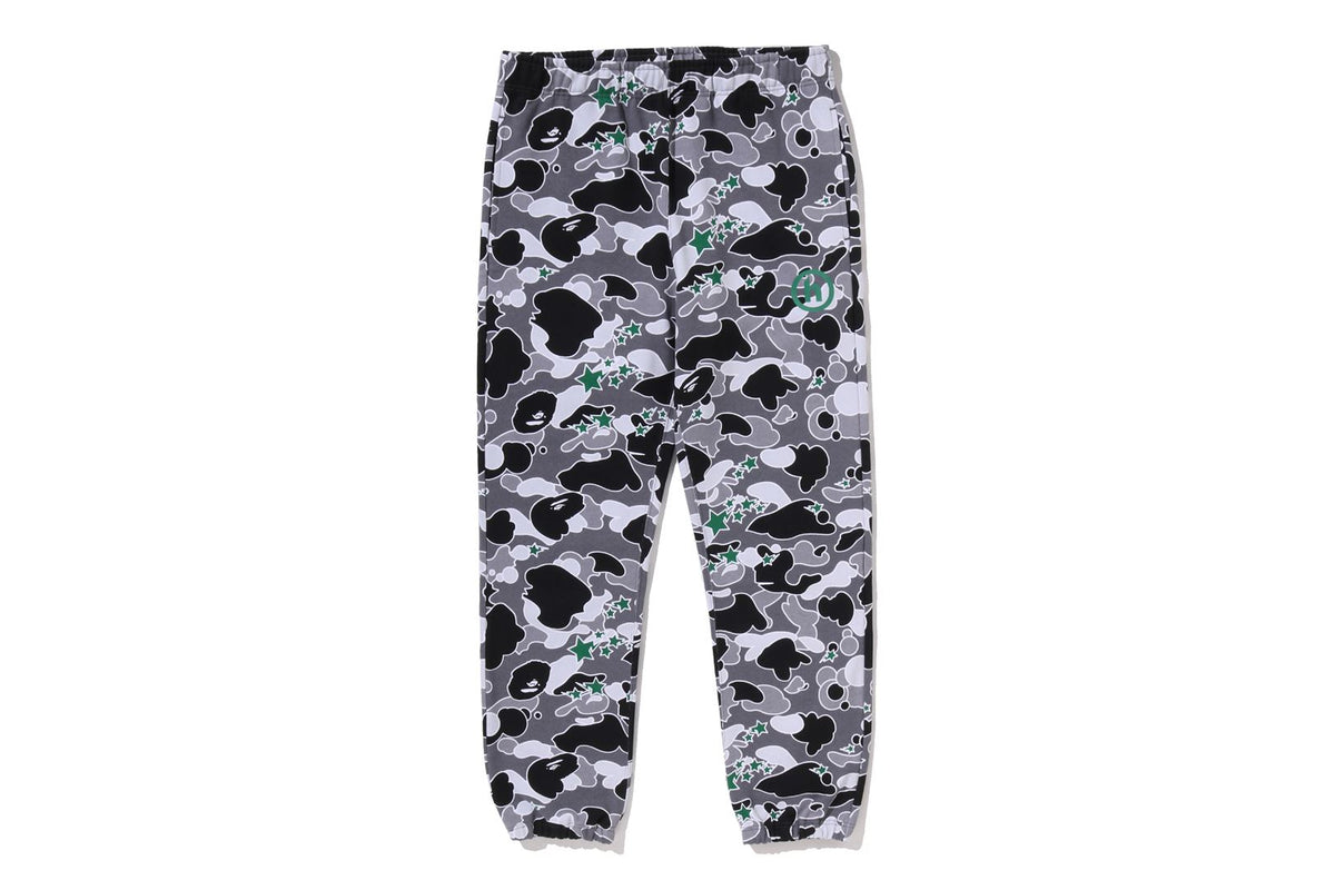BAPE X HIDDEN STA CAMO SWEAT PANTS