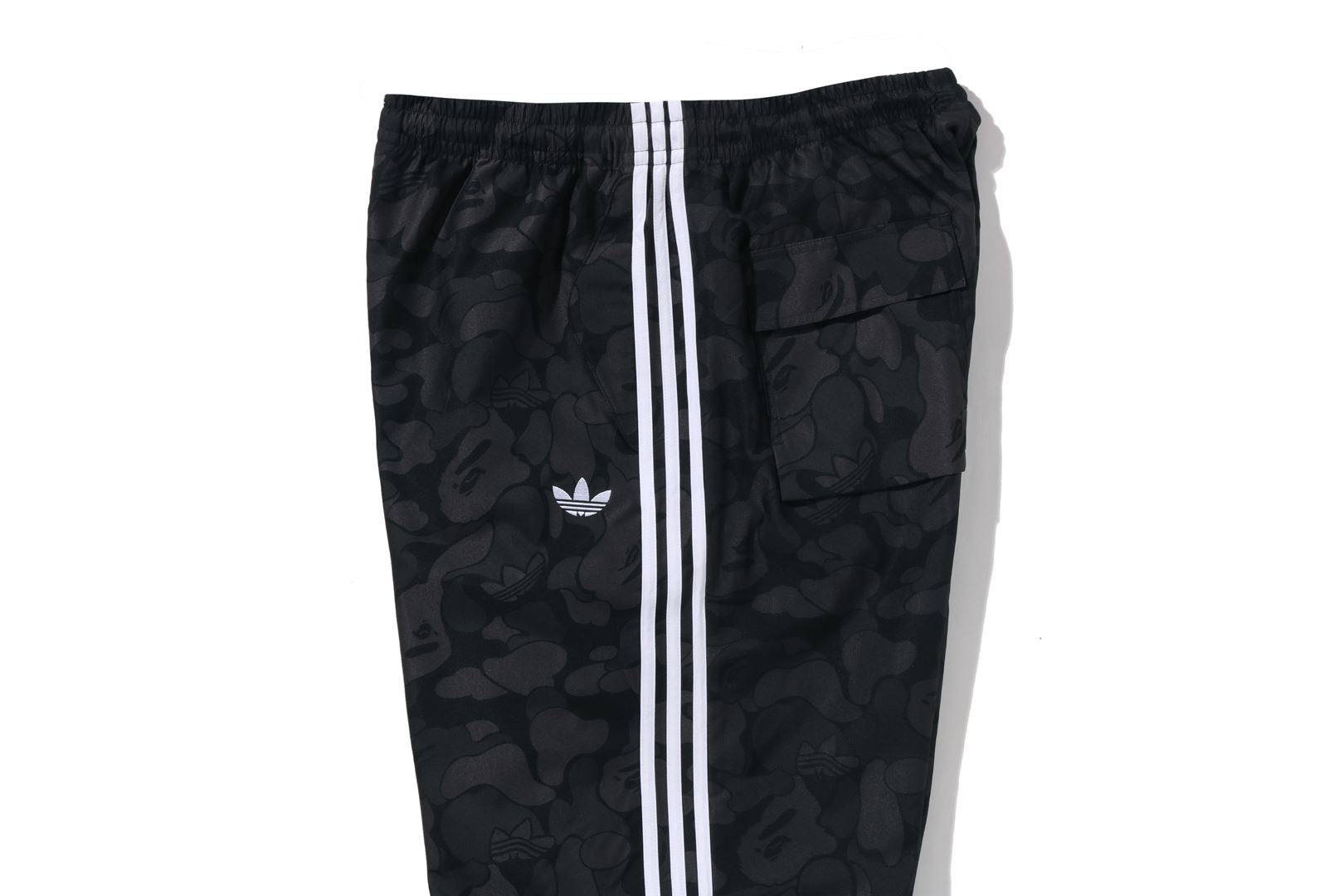 A BATHING APE® BAPE X Adidas Camo Jacquard Pants | Bape official