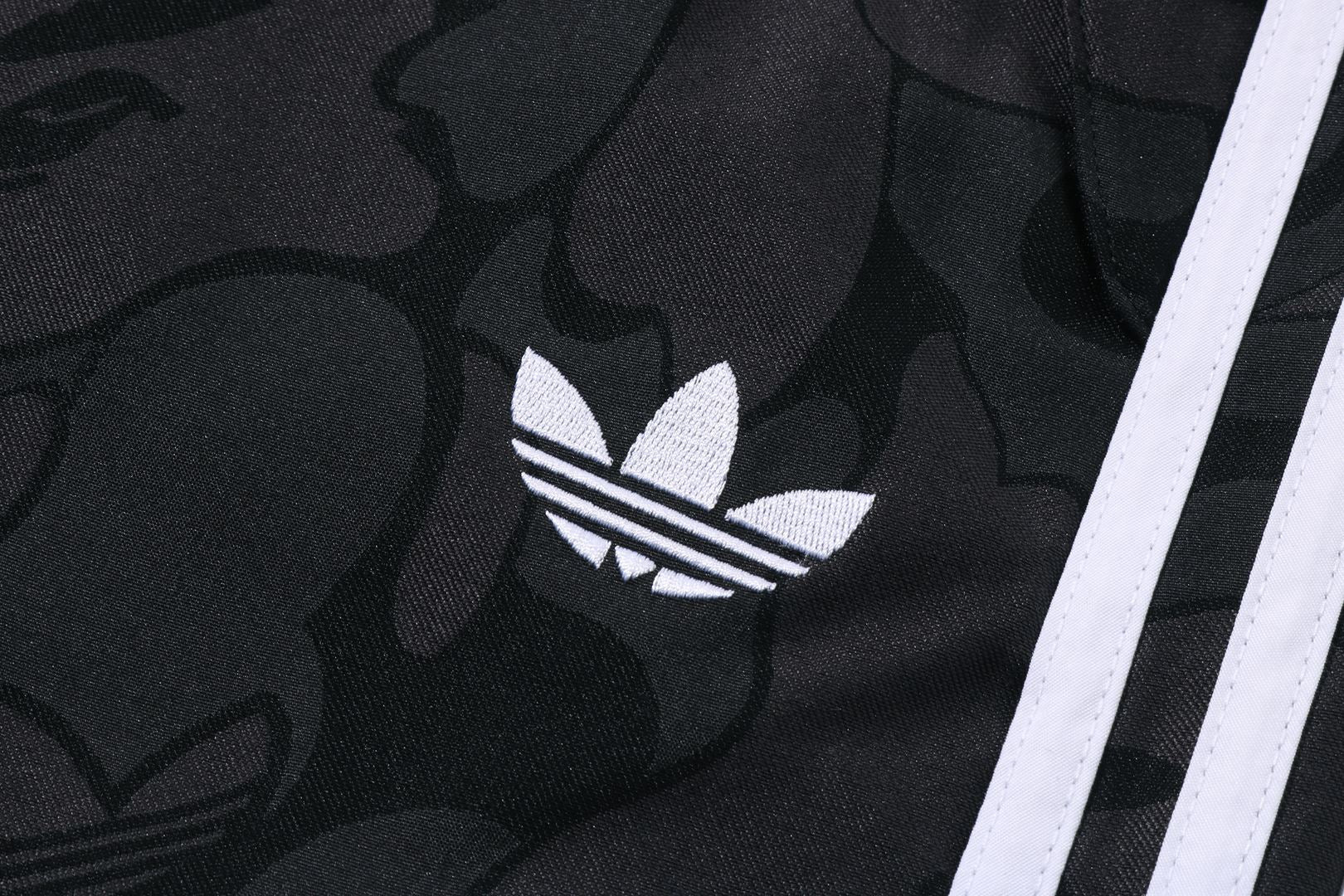 A BATHING APE® BAPE X Adidas Camo Jacquard Pants | Bape official