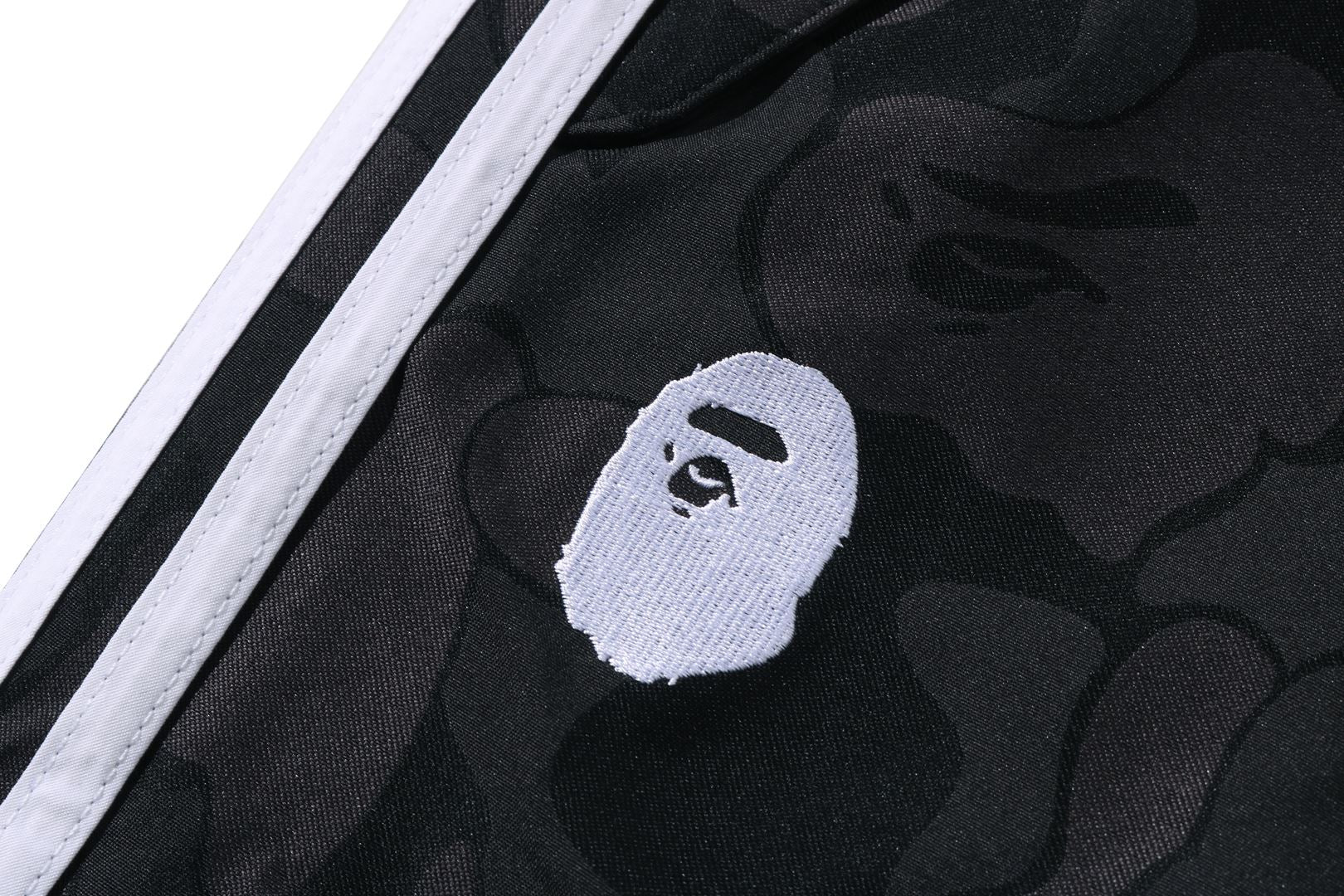 A BATHING APE® BAPE X Adidas Camo Jacquard Pants | Bape official
