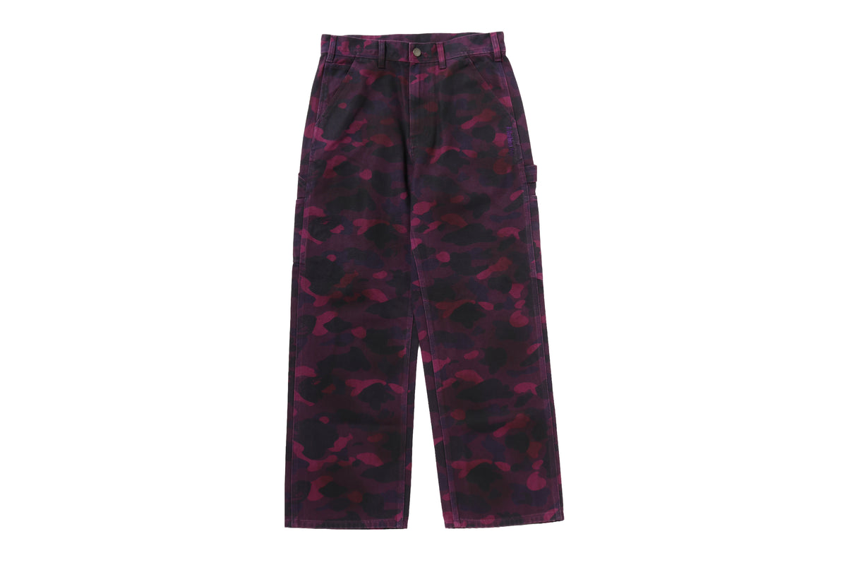 COLOR CAMO RELAXED FIT WORK PANTS