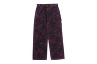 COLOR CAMO RELAXED FIT WORK PANTS