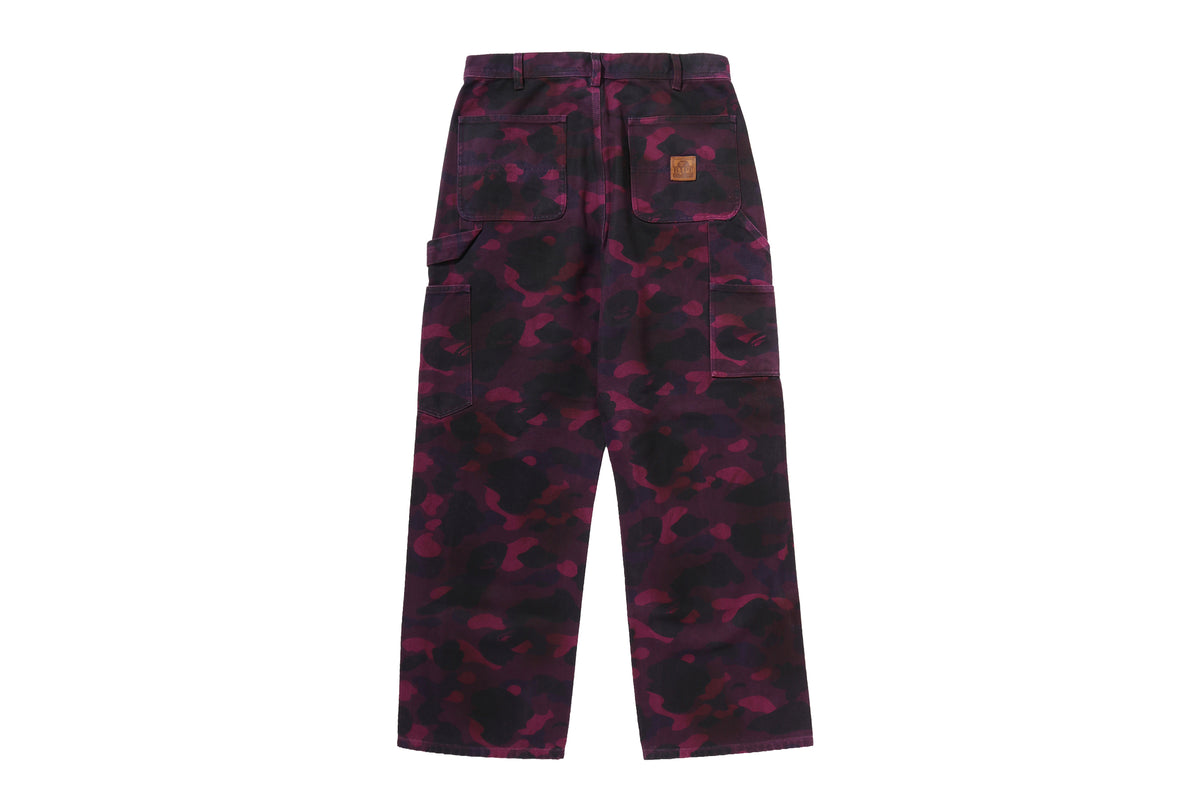 COLOR CAMO RELAXED FIT WORK PANTS