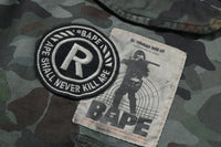 HYBRID CAMO MULTI BADGE CARGO PANTS