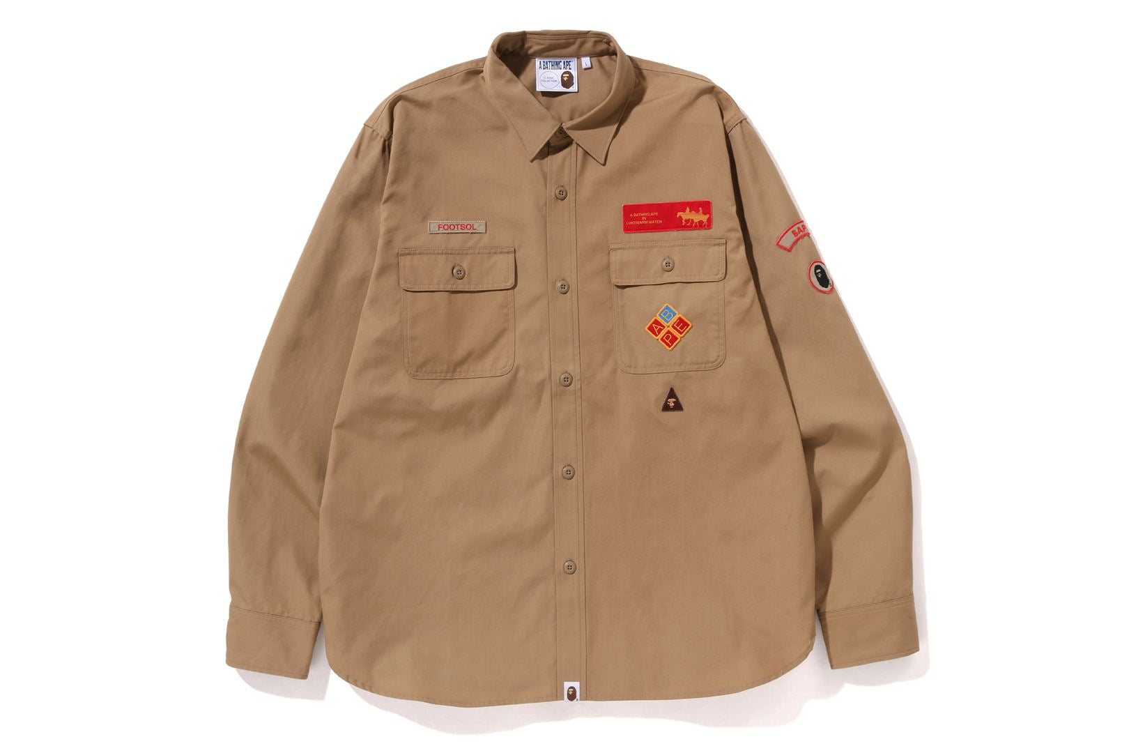 BAPE RELAXED FIT BOYSCOUT SHIRT – uk.bape.com