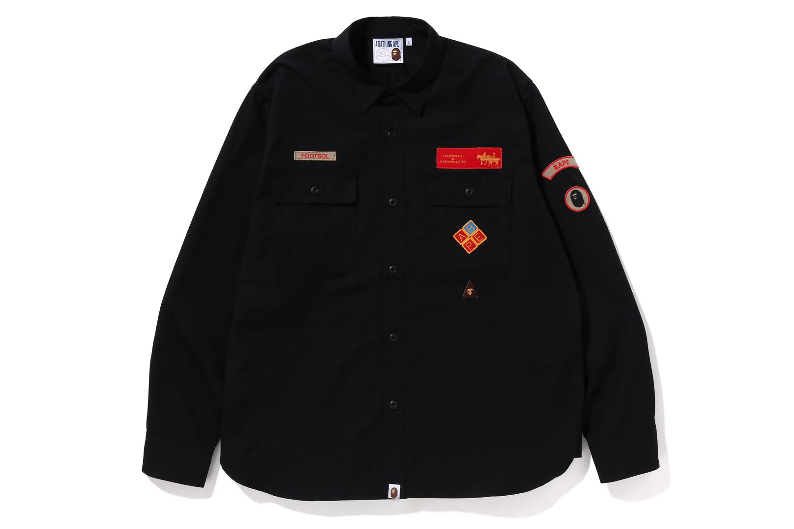 BAPE RELAXED FIT BOYSCOUT SHIRT – uk.bape.com