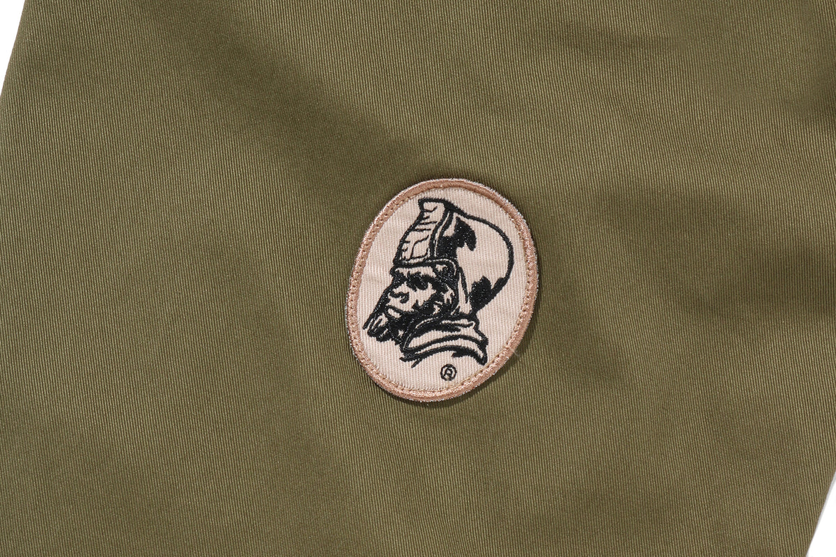 MULTI MOTIF RELAXED ARMY LS SHIRT