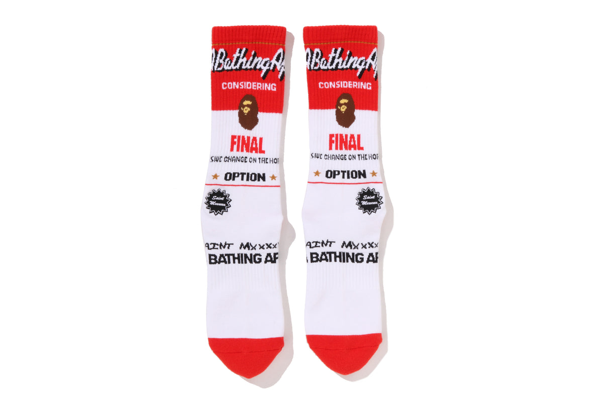 BAPE X SAINT MXXXXXX SOCKS #1