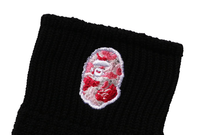 COTTON WAFFLE CREW SOCKS