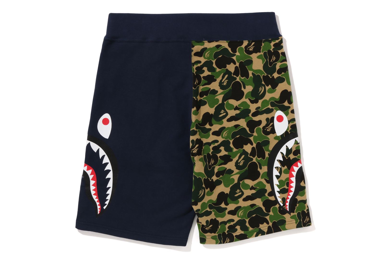 ABC CAMO SIDE SHARK SWEAT SHORTS uk.bape