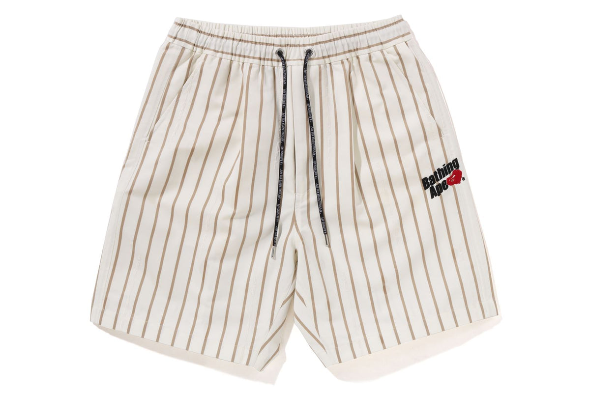 A BATHING APE® BAPE Stripe Work Shorts Bape official website