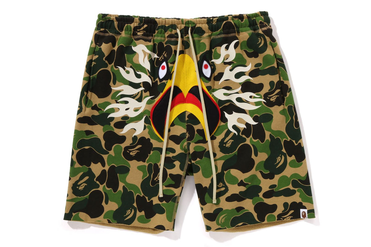 A BATHING APE® BAPE X Readymade Abc Camo Eagle Wide Sweat Shorts